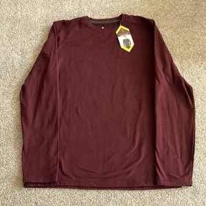 Brand New w/tags Mens Brushed Crew Micr Tech shirt